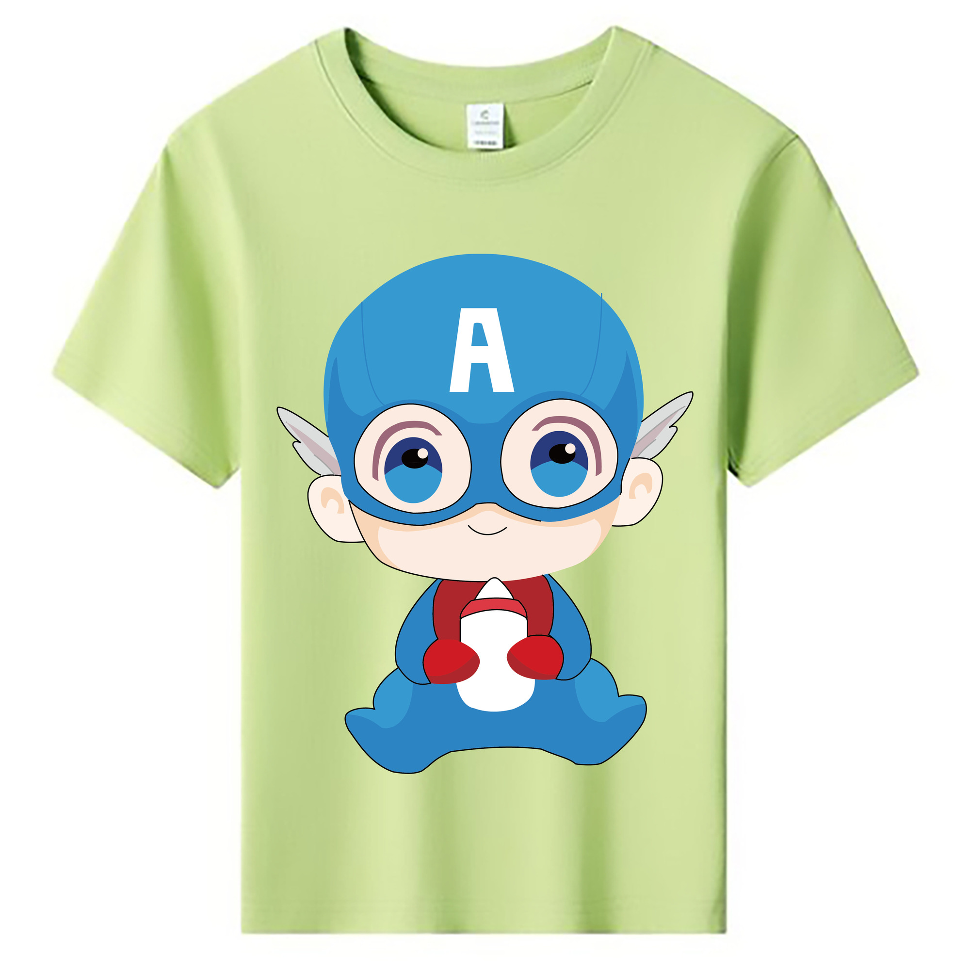 （画像用） アベンジャーズ The Avengers 綿100％キッズTシャツ（フロントプリント）